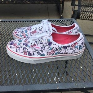 Women’s Hello Kitty Vans Size 9 Shoes